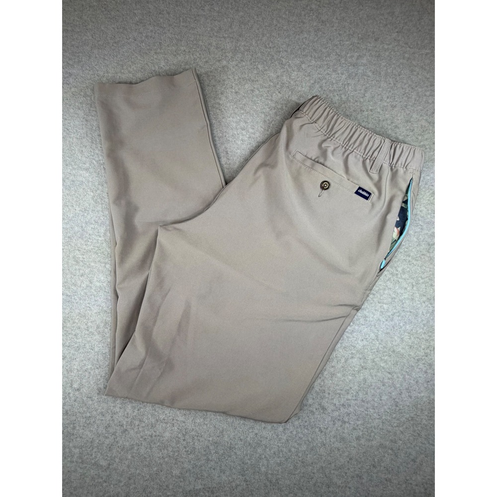 Chubbies Everywear Pants Tan Mens XL 32 Inseam Performance Stretch Chino Khaki